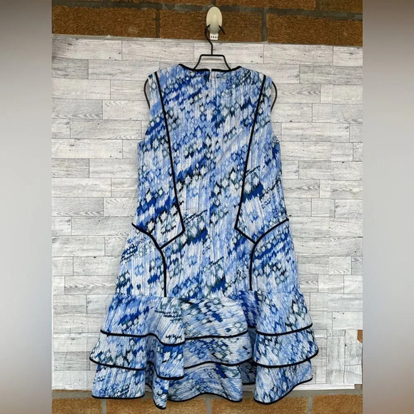 J Mendel Paris layered textured dress size 12 - Picture 6 of 9